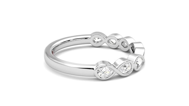 Taylor & Hart Bisous Wedding Ring 360 degree image 10