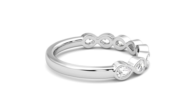 Taylor & Hart Bisous Wedding Ring 360 degree image 11