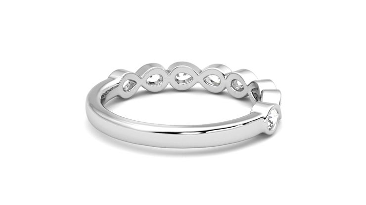 Taylor & Hart Bisous Wedding Ring 360 degree image 13