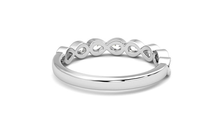 Taylor & Hart Bisous Wedding Ring 360 degree image 14