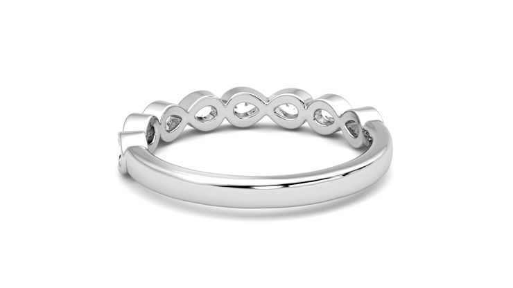 Taylor & Hart Bisous Wedding Ring 360 degree image 16