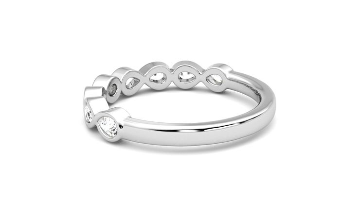 Taylor & Hart Bisous Wedding Ring 360 degree image 18