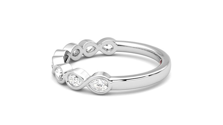 Taylor & Hart Bisous Wedding Ring 360 degree image 20