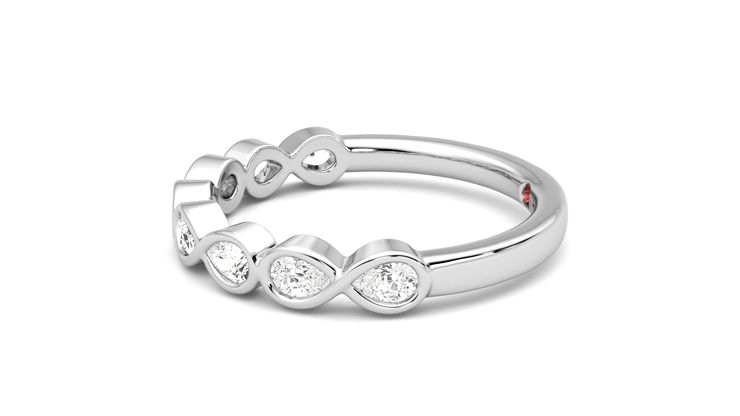 Taylor & Hart Bisous Wedding Ring 360 degree image 21