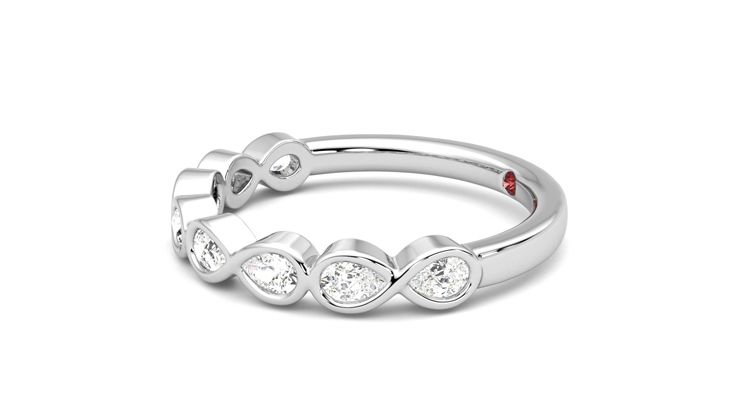 Taylor & Hart Bisous Wedding Ring 360 degree image 22