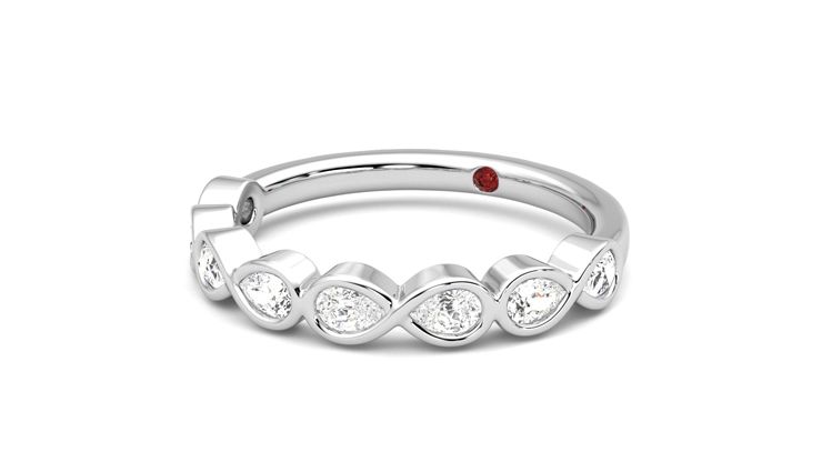 Taylor & Hart Bisous Wedding Ring 360 degree image 25