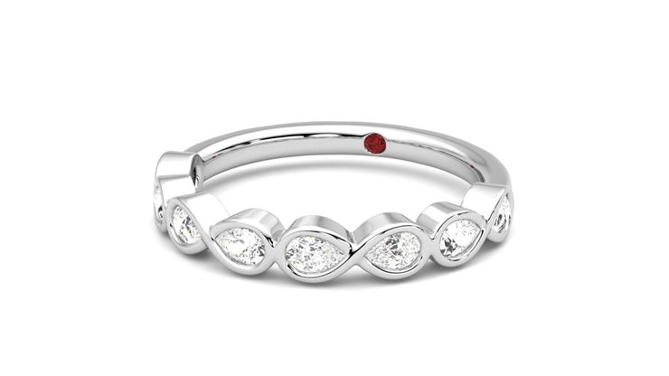 Taylor & Hart Bisous Wedding Ring 360 degree image 26