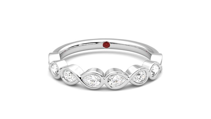 Taylor & Hart Bisous Wedding Ring 360 degree image 29