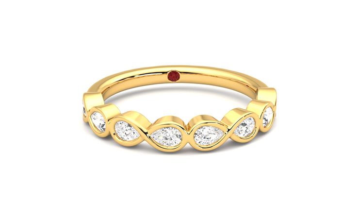 Taylor & Hart Bisous Wedding Ring 360 degree image 2