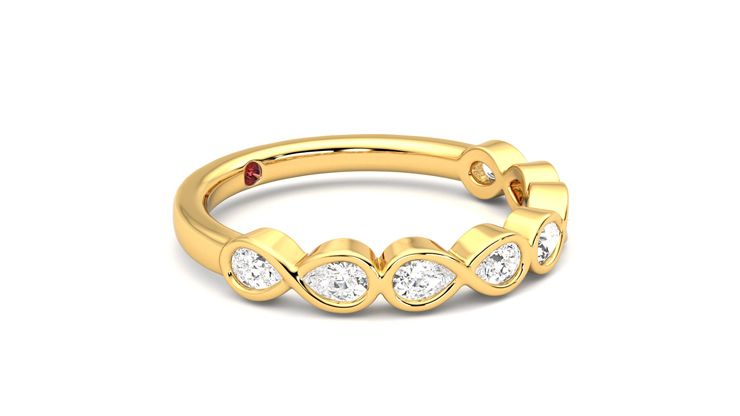 Taylor & Hart Bisous Wedding Ring 360 degree image 7