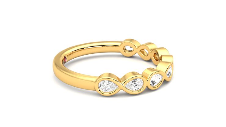 Taylor & Hart Bisous Wedding Ring 360 degree image 9