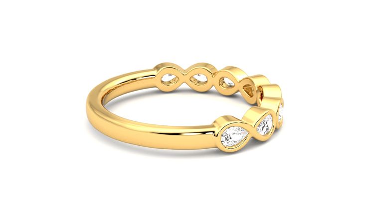 Taylor & Hart Bisous Wedding Ring 360 degree image 11