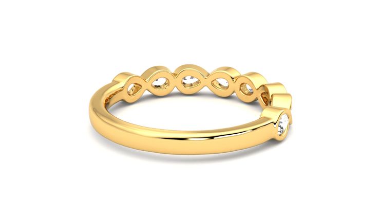 Taylor & Hart Bisous Wedding Ring 360 degree image 13