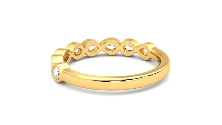 Taylor & Hart Bisous Wedding Ring 360 degree image 17