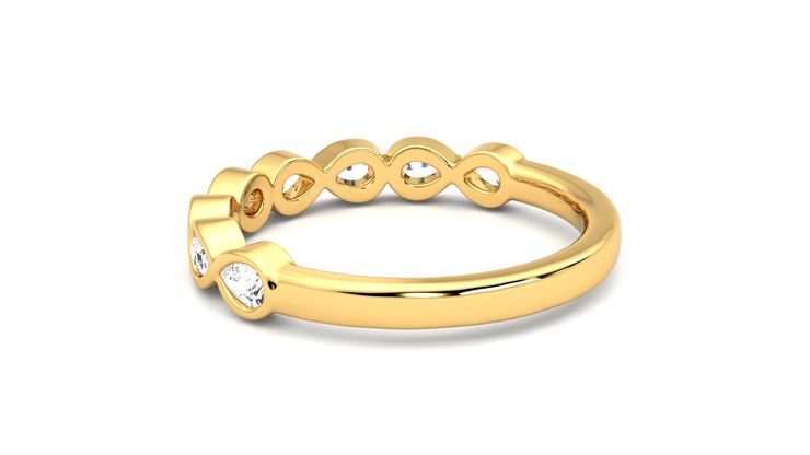 Taylor & Hart Bisous Wedding Ring 360 degree image 18