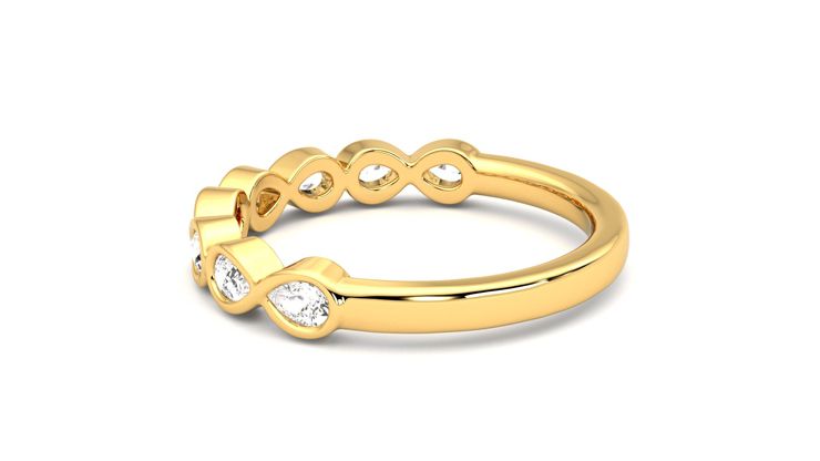 Taylor & Hart Bisous Wedding Ring 360 degree image 19