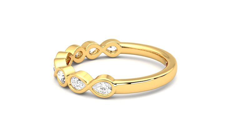 Taylor & Hart Bisous Wedding Ring 360 degree image 20