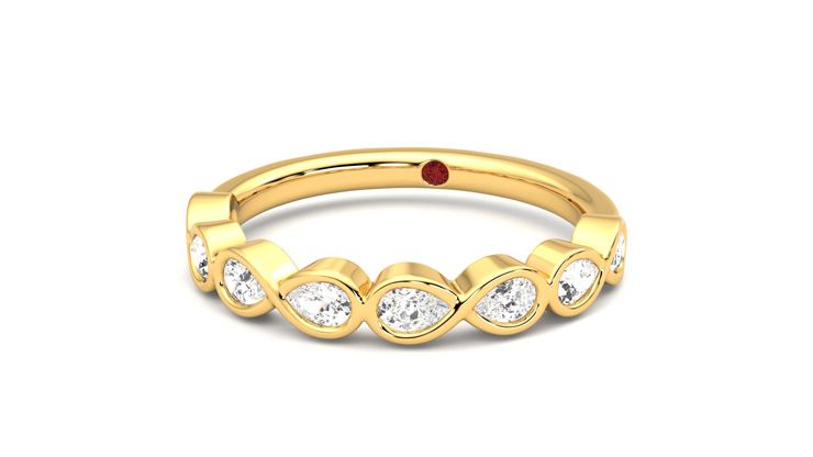 Taylor & Hart Bisous Wedding Ring 360 degree image 27