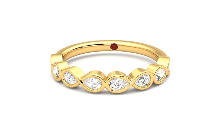 Taylor & Hart Bisous Wedding Ring 360 degree image 28