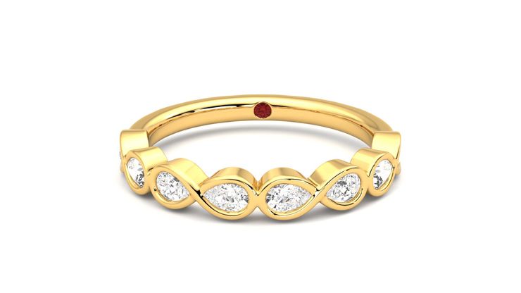 Taylor & Hart Bisous Wedding Ring 360 degree image 29