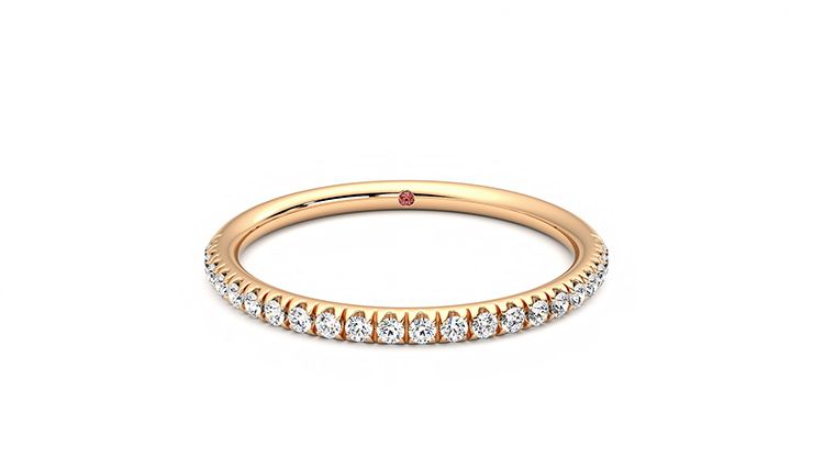 Taylor & Hart Bluebell Wedding Ring 360 degree image 0