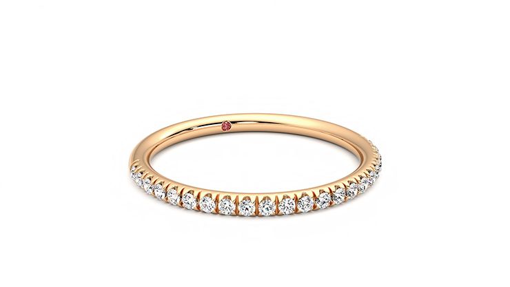Taylor & Hart Bluebell Wedding Ring 360 degree image 4