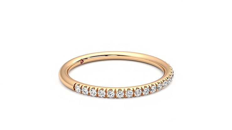 Taylor & Hart Bluebell Wedding Ring 360 degree image 7