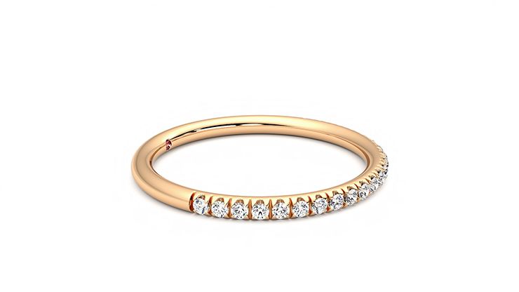 Taylor & Hart Bluebell Wedding Ring 360 degree image 8