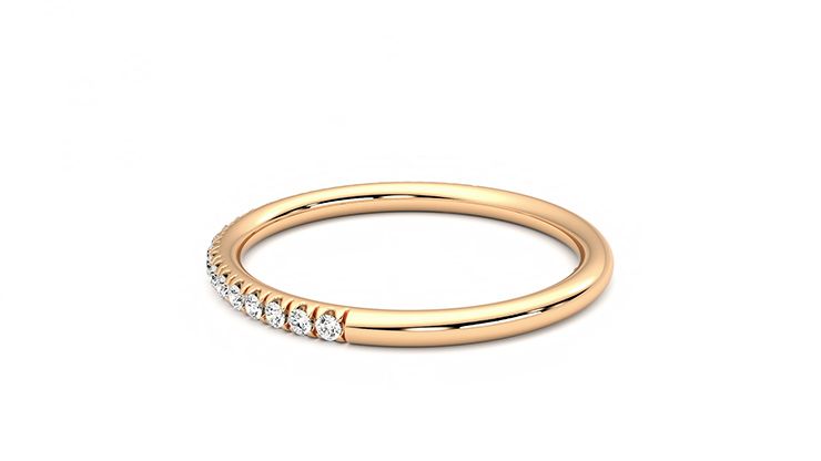 Taylor & Hart Bluebell Wedding Ring 360 degree image 19