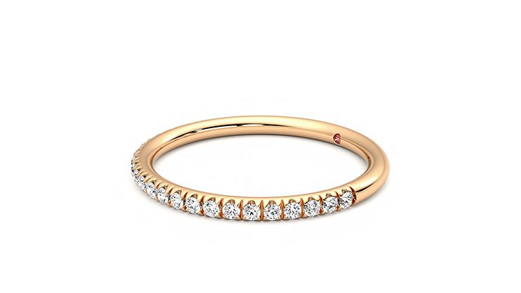 Taylor & Hart Bluebell Wedding Ring 360 degree image 23