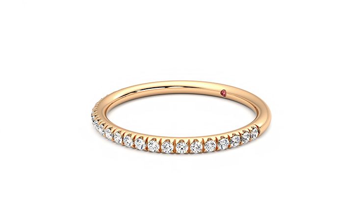 Taylor & Hart Bluebell Wedding Ring 360 degree image 24