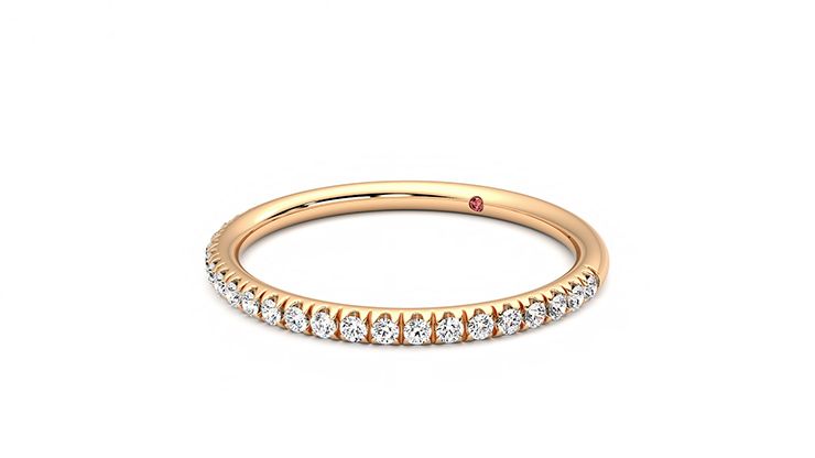 Taylor & Hart Bluebell Wedding Ring 360 degree image 25