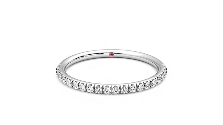 Taylor & Hart Bluebell Wedding Ring 360 degree image 0