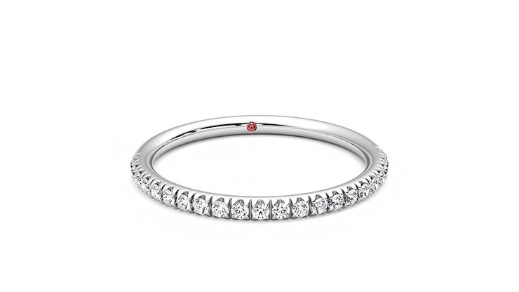 Taylor & Hart Bluebell Wedding Ring 360 degree image 2
