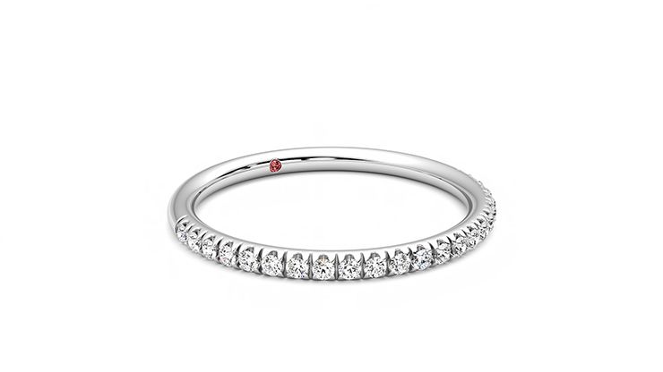 Taylor & Hart Bluebell Wedding Ring 360 degree image 5