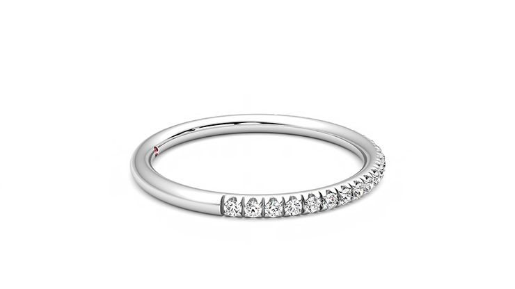 Taylor & Hart Bluebell Wedding Ring 360 degree image 9