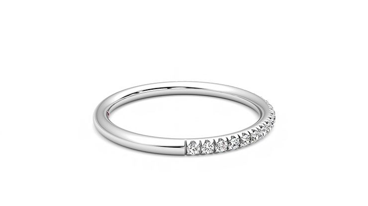 Taylor & Hart Bluebell Wedding Ring 360 degree image 10