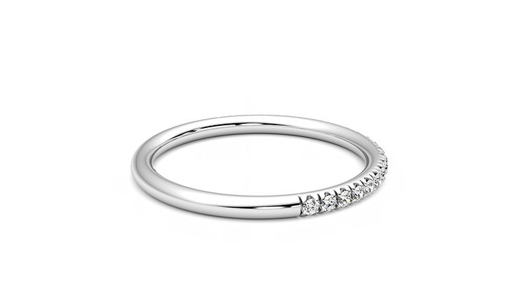 Taylor & Hart Bluebell Wedding Ring 360 degree image 11