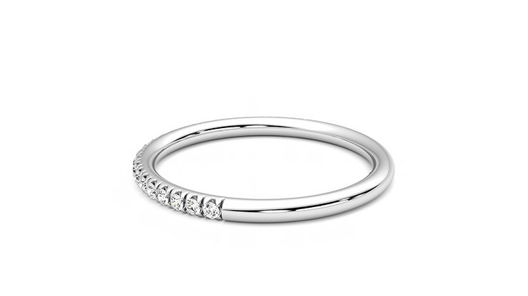 Taylor & Hart Bluebell Wedding Ring 360 degree image 19