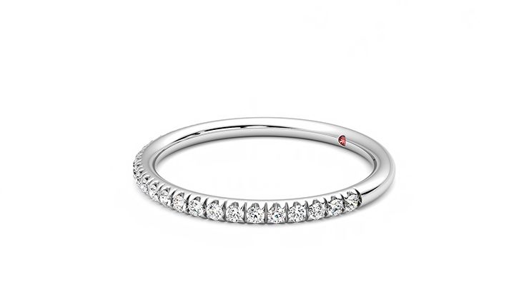 Taylor & Hart Bluebell Wedding Ring 360 degree image 23