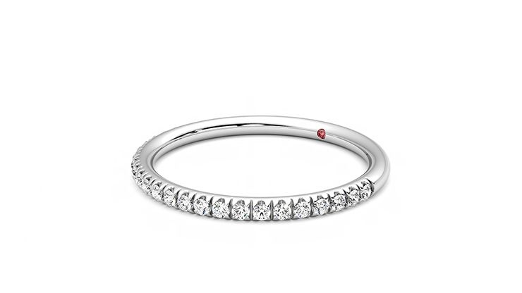 Taylor & Hart Bluebell Wedding Ring 360 degree image 24