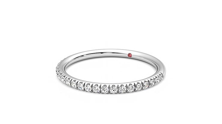 Taylor & Hart Bluebell Wedding Ring 360 degree image 25