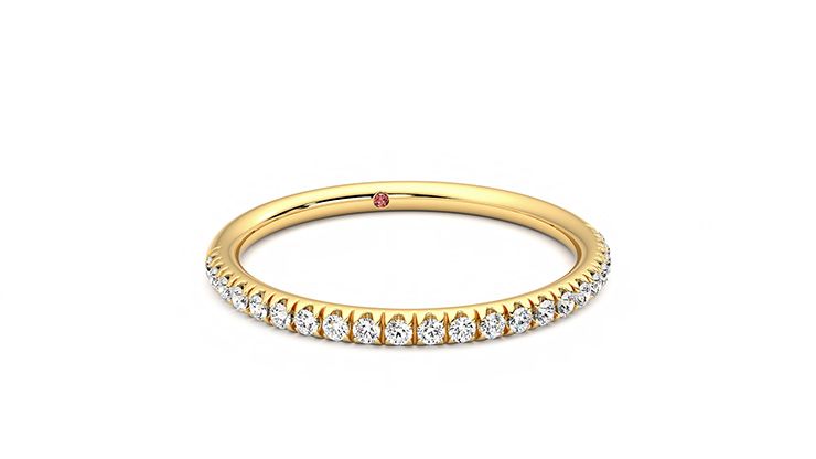 Taylor & Hart Bluebell Wedding Ring 360 degree image 3