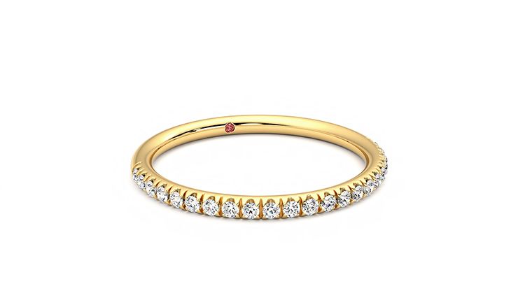 Taylor & Hart Bluebell Wedding Ring 360 degree image 4