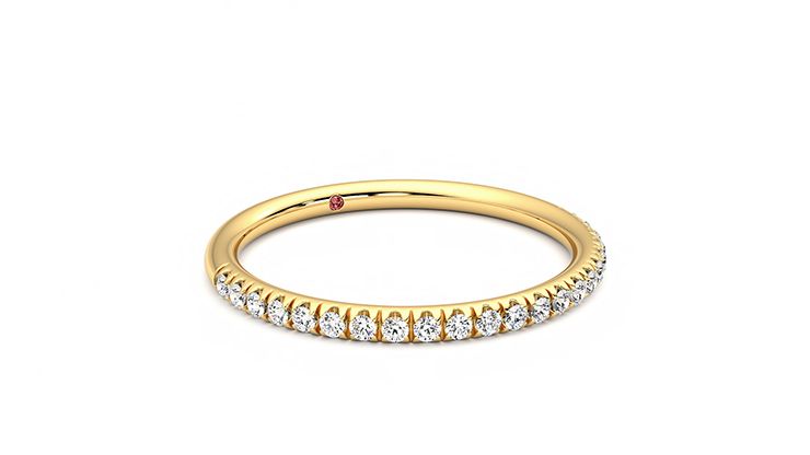 Taylor & Hart Bluebell Wedding Ring 360 degree image 5