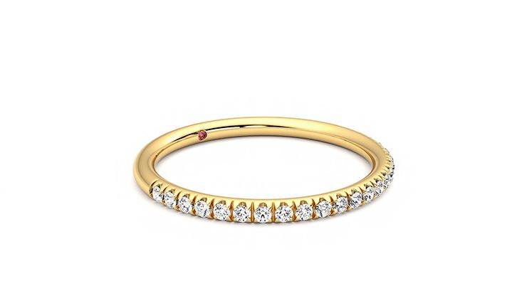 Taylor & Hart Bluebell Wedding Ring 360 degree image 6