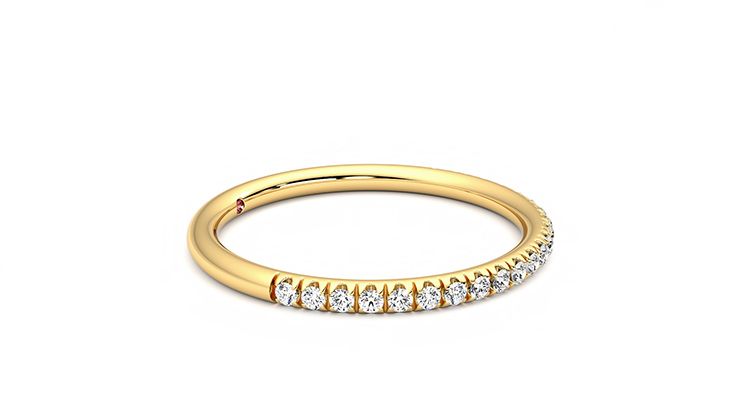 Taylor & Hart Bluebell Wedding Ring 360 degree image 8