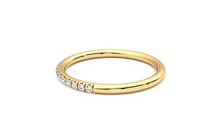 Taylor & Hart Bluebell Wedding Ring 360 degree image 19
