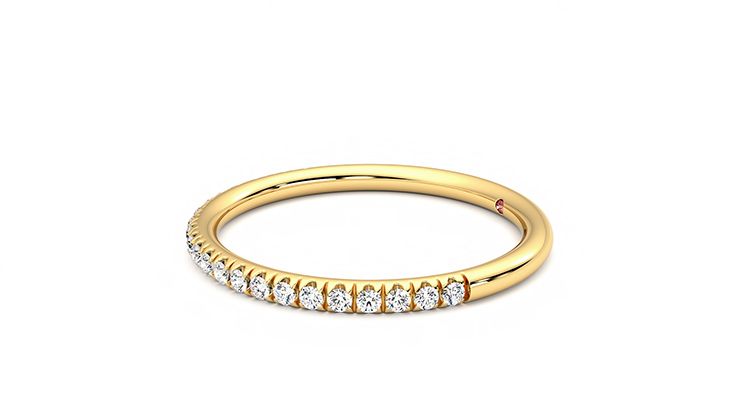 Taylor & Hart Bluebell Wedding Ring 360 degree image 22