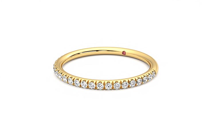 Taylor & Hart Bluebell Wedding Ring 360 degree image 25